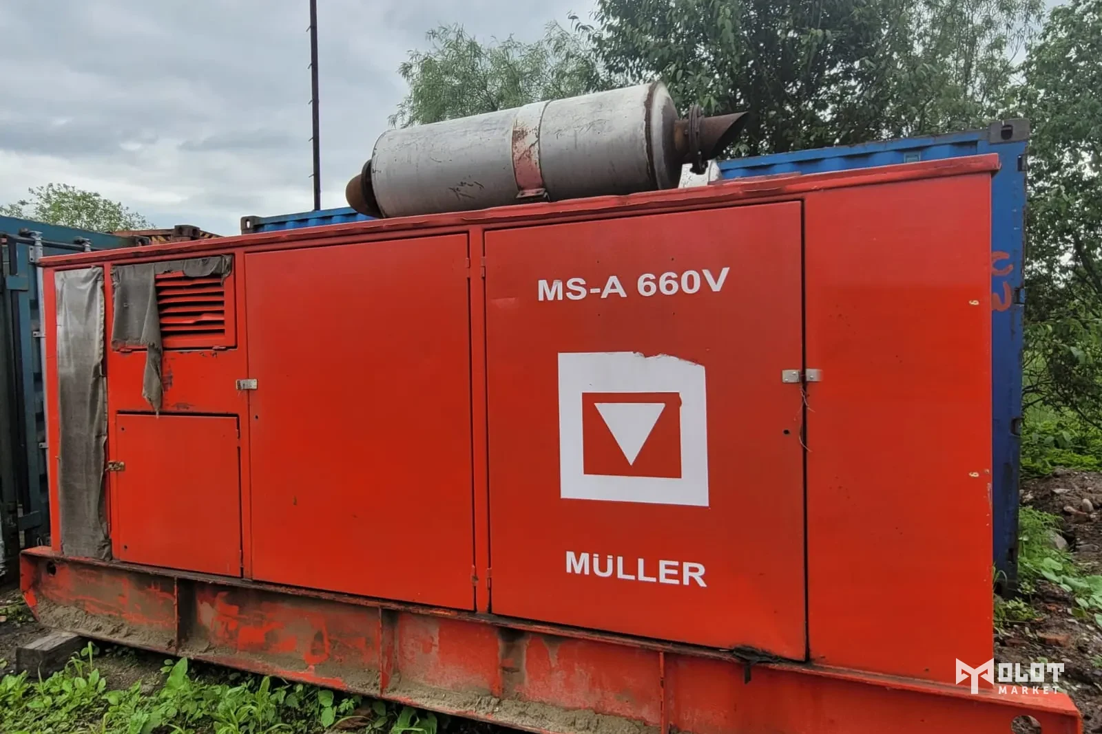 Гидростанция Muller MS-A 660V в комплекте с вибропогружателем MS-100